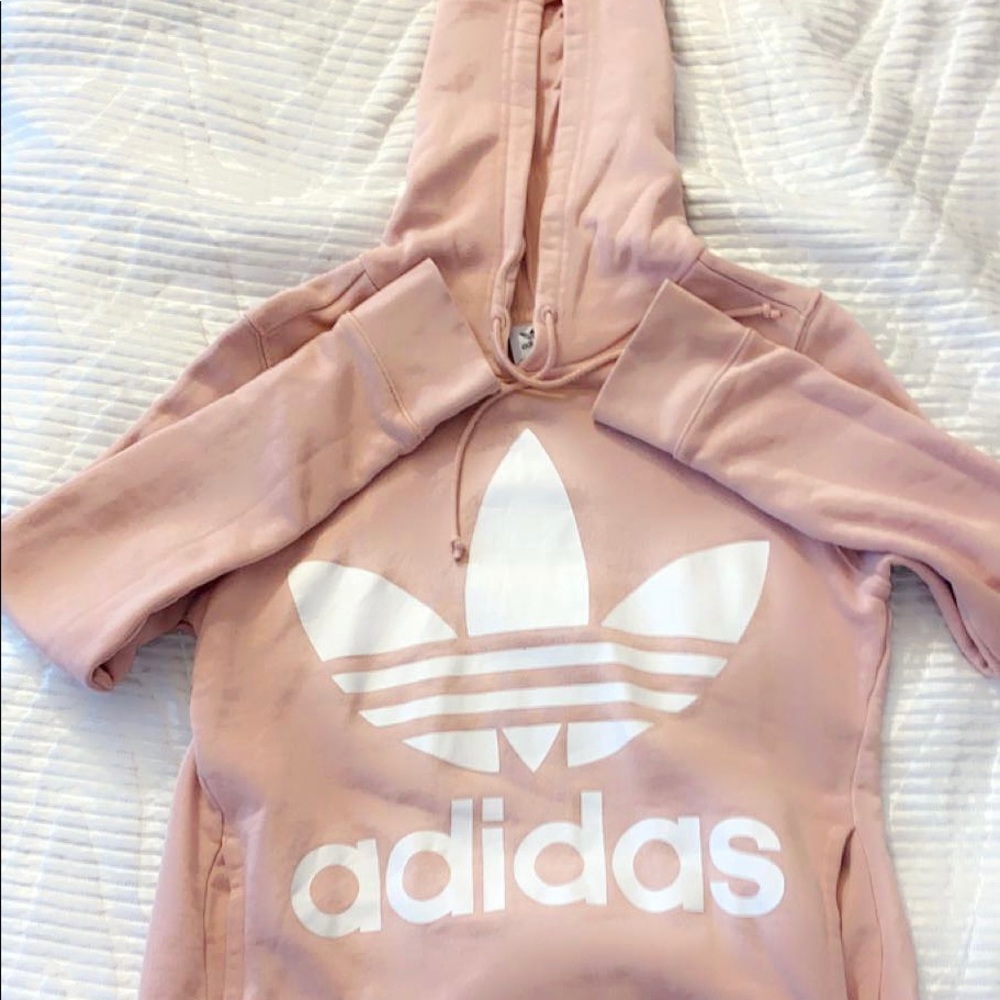 SUPER CUTE! Adidas light pink hoodie